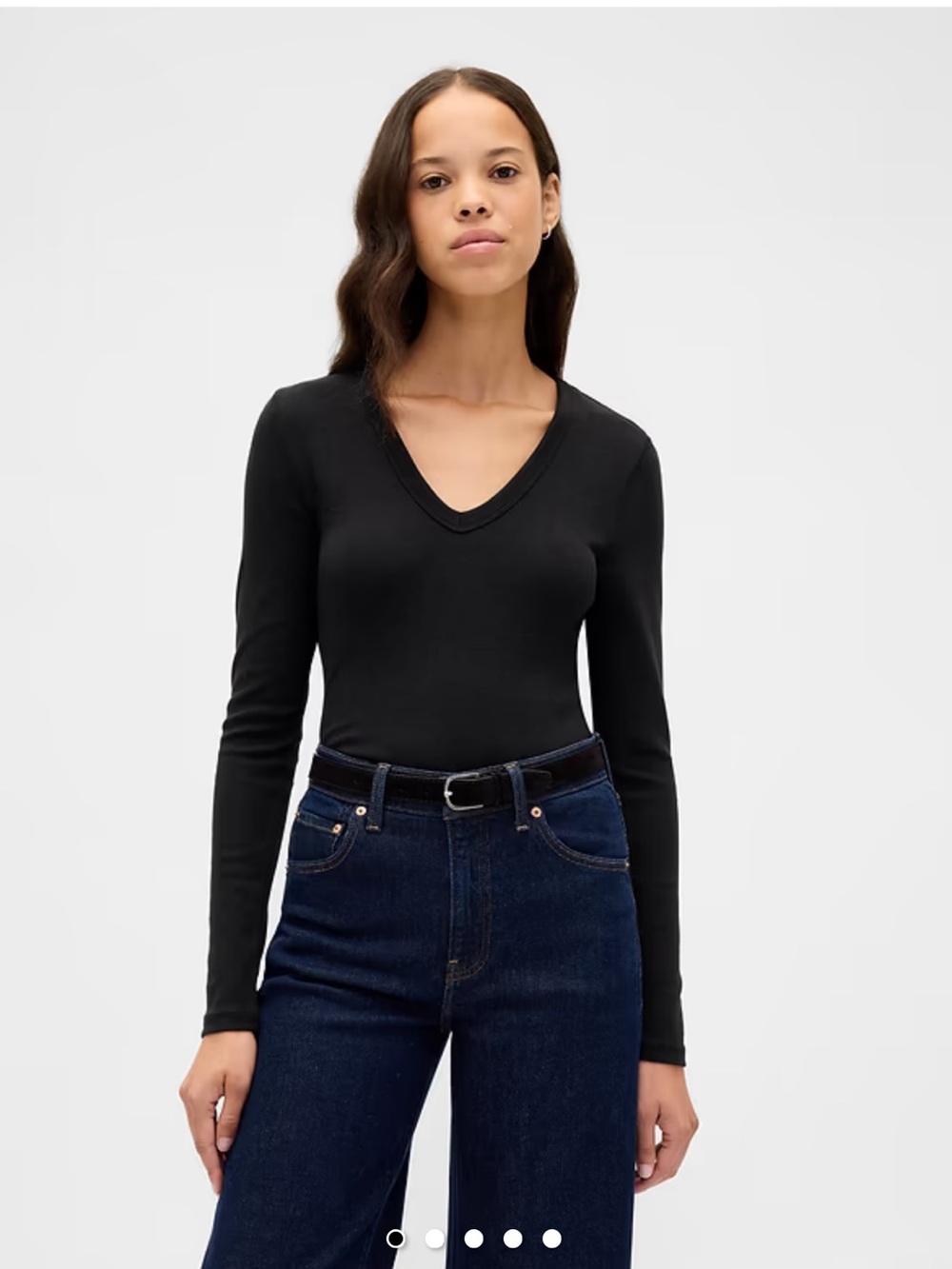 Gap Modern V Neck T Shirt